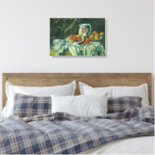 Toile Still Life, Curtain and Pitcher par Paul Cezanne (Insitu(Chambre))