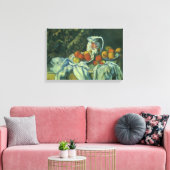 Toile Still Life, Curtain and Pitcher par Paul Cezanne (Insitu(Salon))
