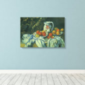 Toile Still Life, Curtain and Pitcher par Paul Cezanne (Insitu (Plancher de Bois))