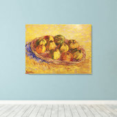 Toile Still Life, Panier de pommes de Vincent van Gogh (Insitu (Plancher de Bois))
