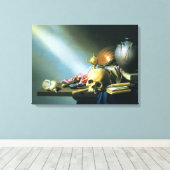 Toile Still Life : Un Allégorie des Vaniités de L humain (Insitu (Plancher de Bois))