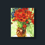 Toile Still Life, Vase with Daisies and Poppies (1890)<br><div class="desc">Still Life,  Vase with Daisies and Poppies (1890),  tableau rare de Vincent van Gogh. Cette image a été numériquement rehaussée pour restaurer les couleurs originales,  vives et audacieuses - un cadeau parfait pour tous les amateurs d'art !</div>