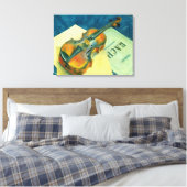 Toile Still Life with a Violin, 1921 (Insitu(Chambre))