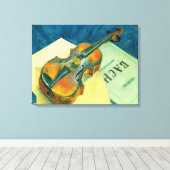 Toile Still Life with a Violin, 1921 (Insitu (Plancher de Bois))