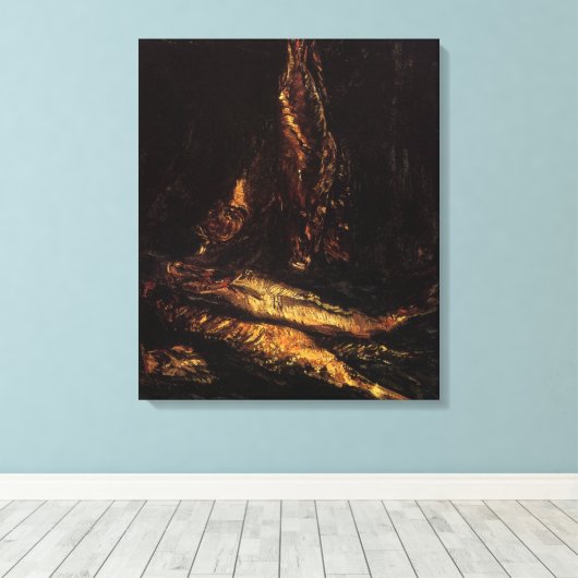 Toile Still Life with Bloaters par Vincent van Gogh (Insitu (Plancher de Bois))