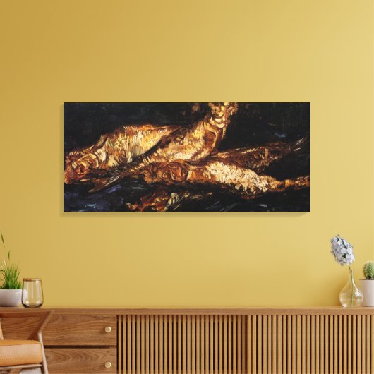 Toile Still Life with Bloaters par Vincent van Gogh (Insitu(Salon))