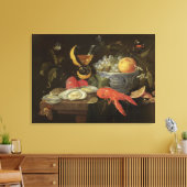 Toile Still Life with Fruit and Shell Fish, 1653 (Insitu(Salon))
