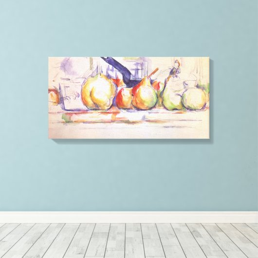 Toile Still Life with Saucepan par Paul Cezanne (Insitu (Plancher de Bois))