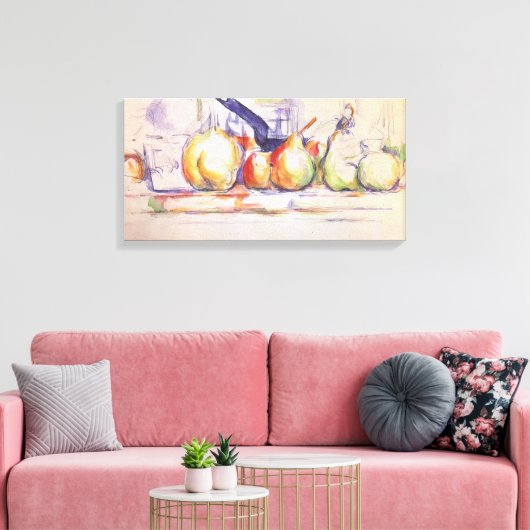 Toile Still Life with Saucepan par Paul Cezanne (Insitu(Salon))