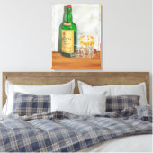 Toile Still Life with Scotch par Jennifer Goldberger (Insitu(Chambre))