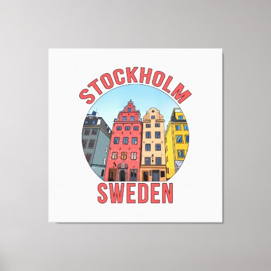 Toile Stockholm Suède (Recto)