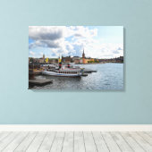 Toile Stockholm Suède vue (Insitu (Plancher de Bois))