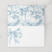 Toile Stof Blauw Franse Boog bruidsfeest (Buitenkant ongevouwen)