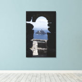 Toile Stone Beehive Monk Huts Clochanson Skellig Michael (Insitu (Plancher de Bois))