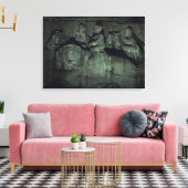 Toile Stone Mountain Georgia Carturage La Nuit (Insitu(Salon))