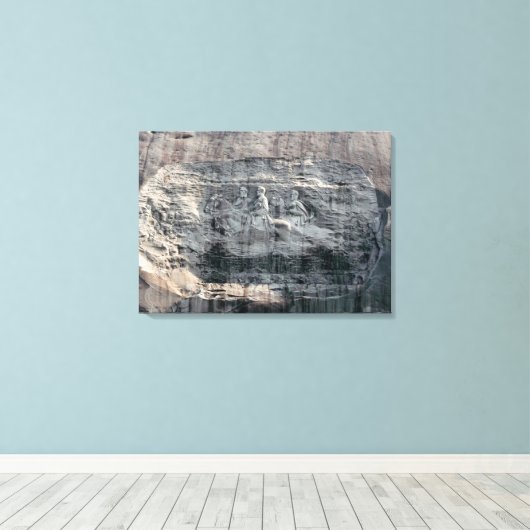 Toile Stone Mountain Georgia Carving (Insitu (Plancher de Bois))
