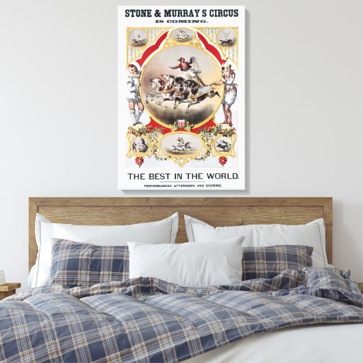 Toile Stone & Murray's Circus, Circa 1870. (Insitu(Chambre))