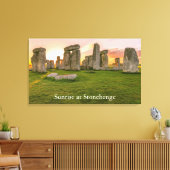 Toile Stonehenge légendaire à Sunrise (Insitu(Salon))