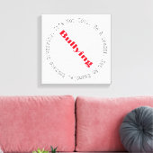 Toile Stop Bullying-Outline by Shirley Taylor (Insitu(Salon))