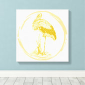 Toile Stork Bird (Insitu (Plancher de Bois))