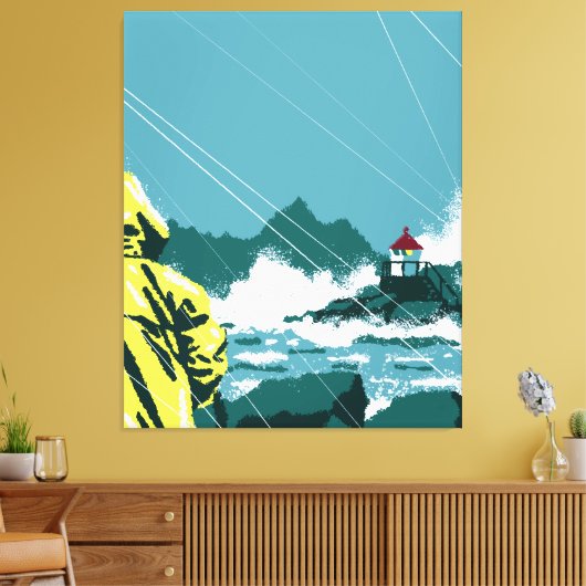 Toile Stormwatch : Île Majesté (Insitu(Salon))