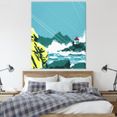 Toile Stormwatch : Majesté de l'île (Insitu(Chambre))