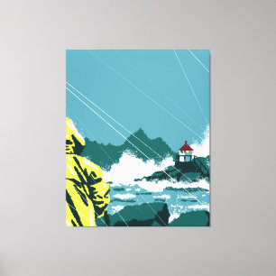 Toile Stormwatch : Majesté de l'île