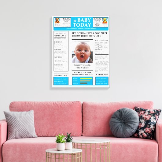 Toile Stretched Canvas Print (Insitu(Salon))