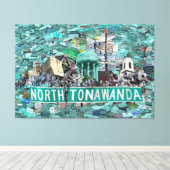 Toile Stretched Canvas Print (Insitu (Plancher de Bois))