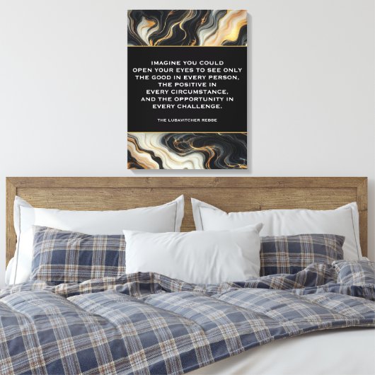 Toile Stretched Canvas Print (Insitu(Chambre))