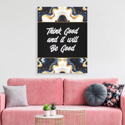 Toile Stretched Canvas Print (Insitu(Salon))