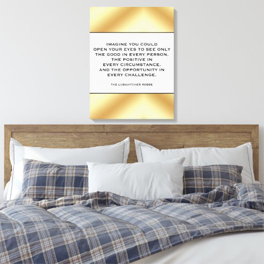 Toile Stretched Canvas Print (Insitu(Chambre))