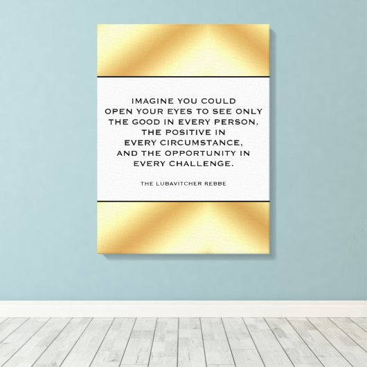 Toile Stretched Canvas Print (Insitu (Plancher de Bois))