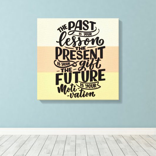 Toile Stretched Canvas Print (Insitu (Plancher de Bois))