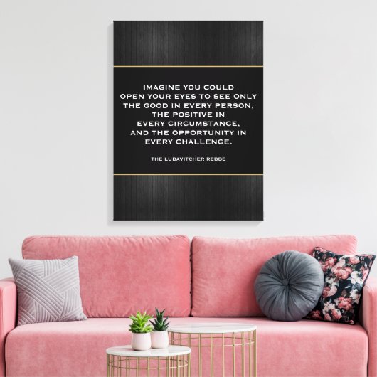 Toile Stretched Canvas Print (Insitu(Salon))