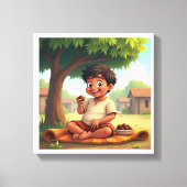 Toile Stretched Canvas Print (Recto)