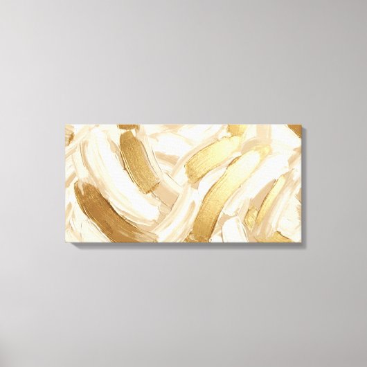 Toile Stretched Canvas Print Abstract Brushstrokes (Recto)