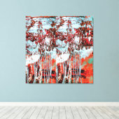 Toile Stretched Canvas Print – Corrosion Pulse (Insitu (Plancher de Bois))