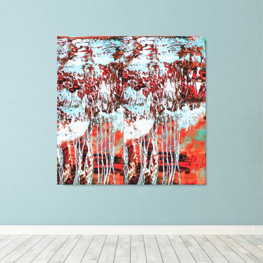 Toile Stretched Canvas Print – Corrosion Pulse (Insitu (Plancher de Bois))