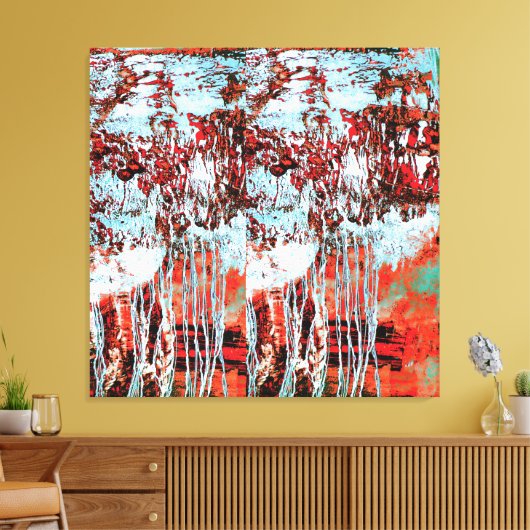Toile Stretched Canvas Print – Corrosion Pulse (Insitu(Salon))