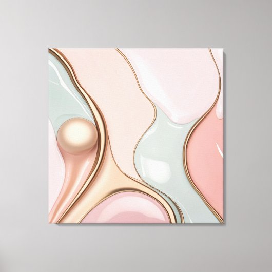 Toile Stretched canvas print in stylish graphic (Recto)