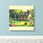 Toile Stretched Canvas Print-Inspirational Quote. (Insitu (Plancher de Bois))