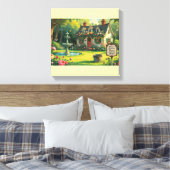 Toile Stretched Canvas Print-Inspirational Quote. (Insitu(Chambre))