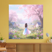 Toile Stretched Canvas Print quiet Beauty (Insitu(Salon))