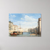Toile Stretched Canvas Print the frand canal (Recto)