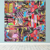 Toile Stretched Canvas Print – Urban Fractals (Insitu (Plancher de Bois))