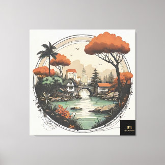 Toile Stretched Canvas Print XIV 1