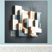 Toile Structure de relief architectural (Insitu (Plancher de Bois))