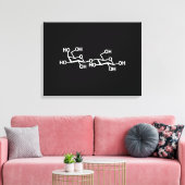 Toile Structure du lait lactose (Insitu(Salon))
