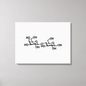 Toile Structure du lait lactose (Recto)